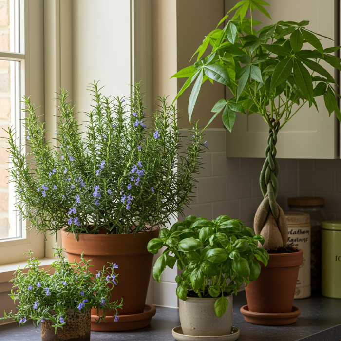 주방에 어울리는 식물