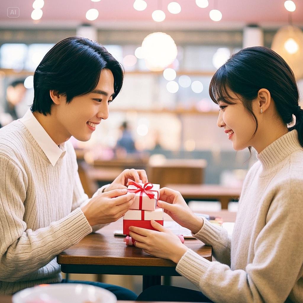 화이트데이 연인들 모습