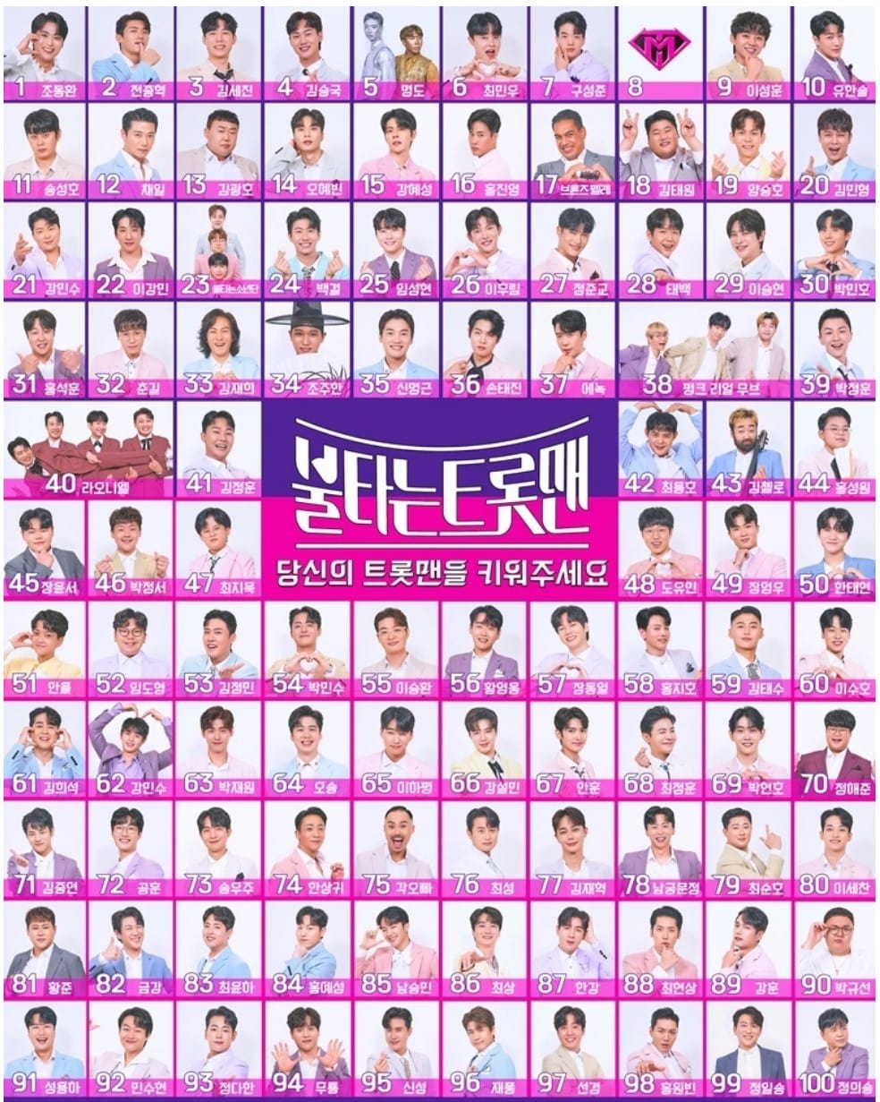 불타는 트롯맨 정보 출연진 참가자