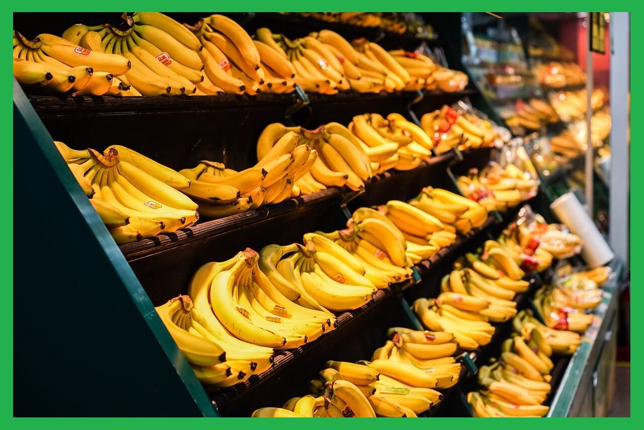 진열대-바나나