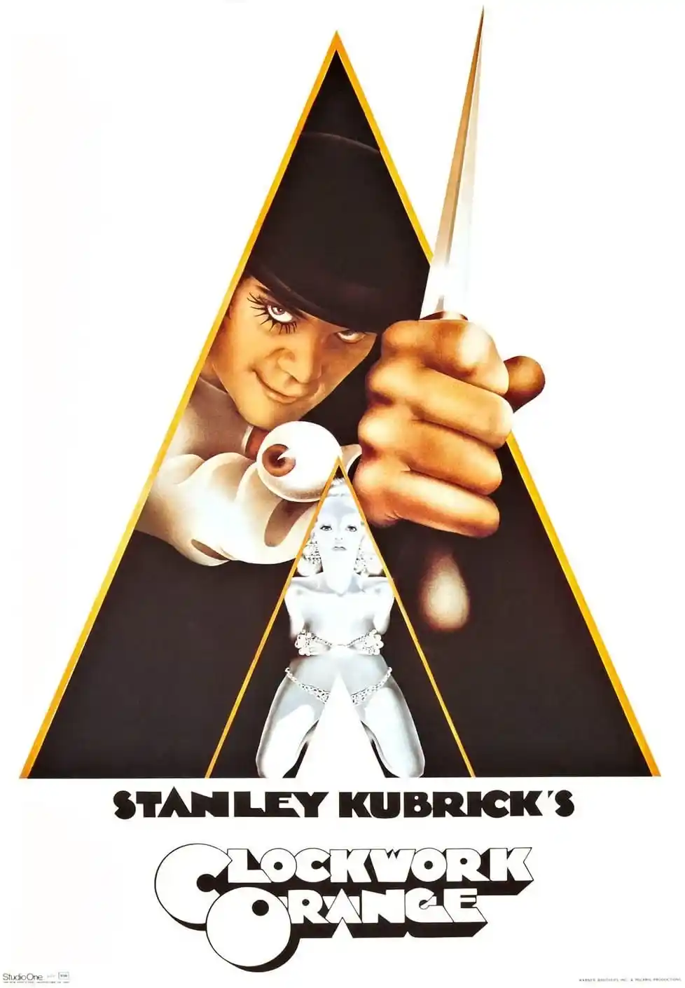 삼각형 시계 모양 속 사람