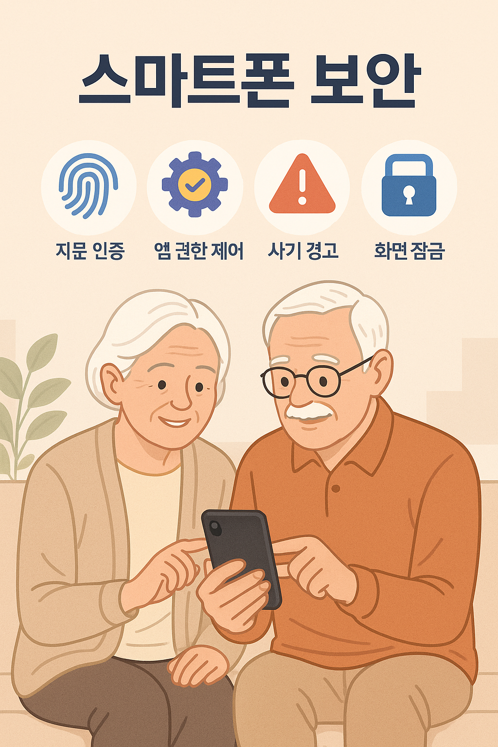 고령자를 위한 스마트폰 보안 사용법