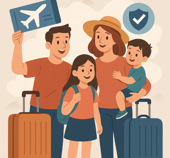 가족 여행 준비 팁 항공권, 숙소, 보험