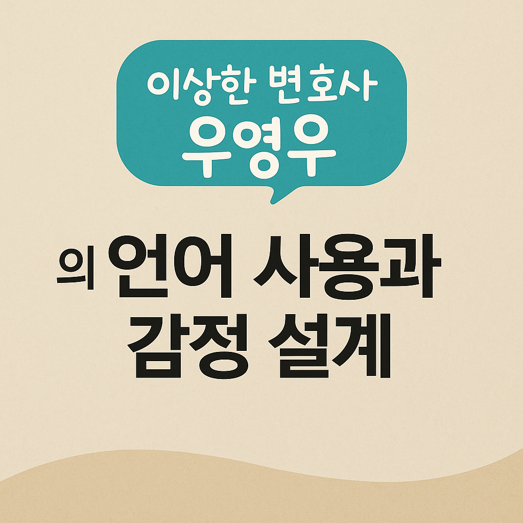 자폐스펙트럼 캐릭터가 이렇게 사랑받을 수 있을까? 우영우의 언어와 감정 설계의 비밀