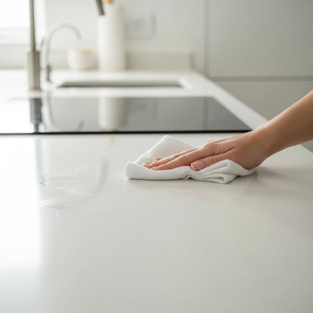 조리대 물걸레 청소