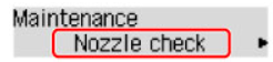 잉크 노즐 검사