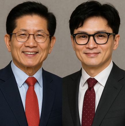 김문수한동훈그림