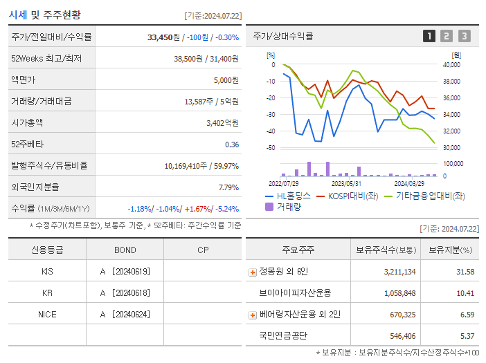 HL홀딩스_기업개요