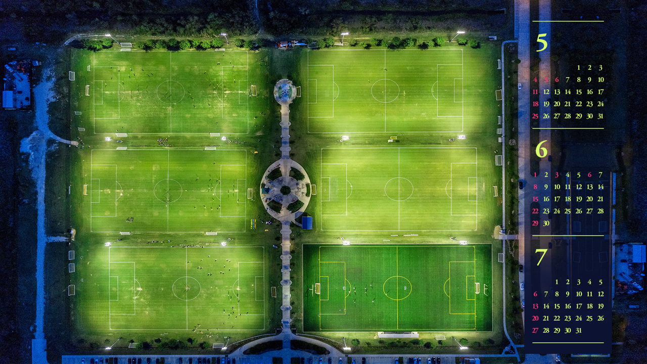 10 축구장 야경 B - 2025년6월 노트북배경화면