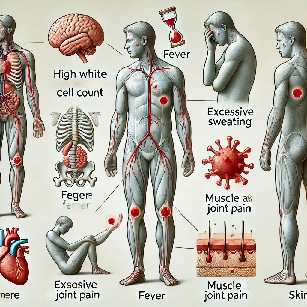 백혈구 수치 높으면 나타나는 증상