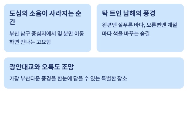 이기대 해안산책로