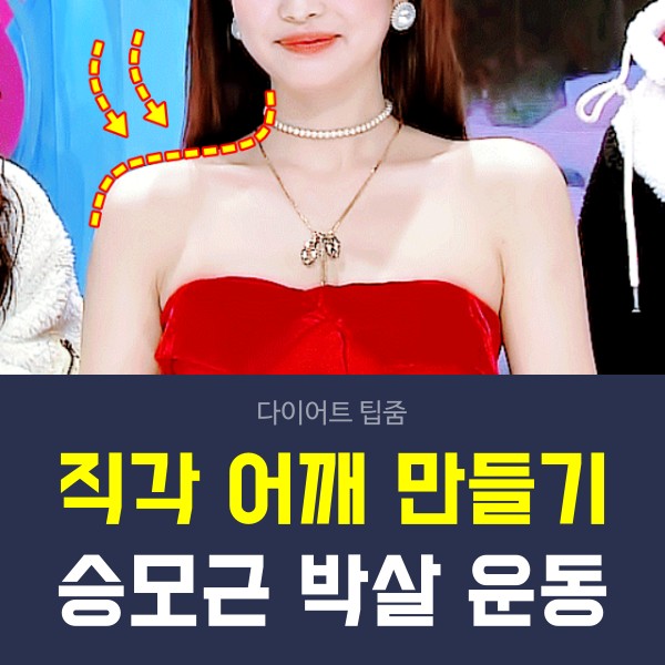 제니 직각어깨 만드는 운동, 승모근 통증 보톡스 담, 승모근 없애는 운동, 다이어트 팁줌 매일꿀정보