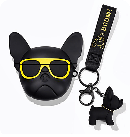 4. 폰슈 불도그 에어 팟 1/2세대 케이스 열쇠고리 A세트