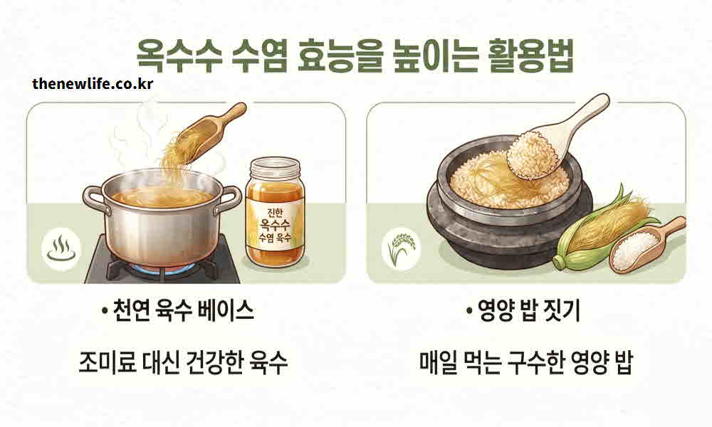 옥수수수염차 효능 높이는 활용법