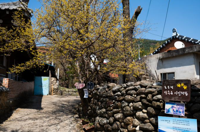 반곡마을-돌담길