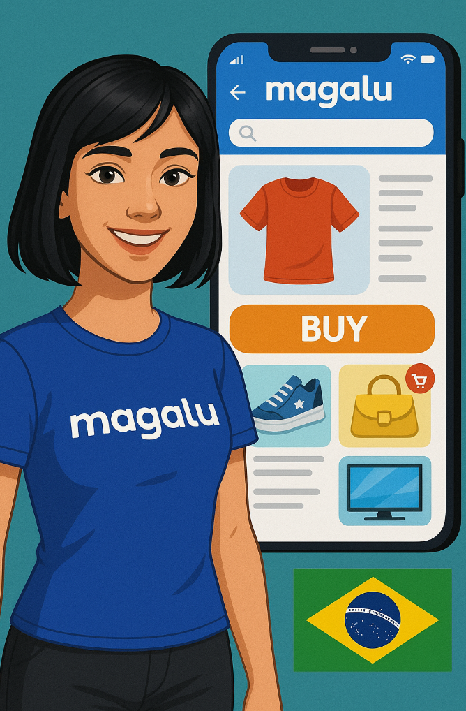 Lu do Magalu ecommerce