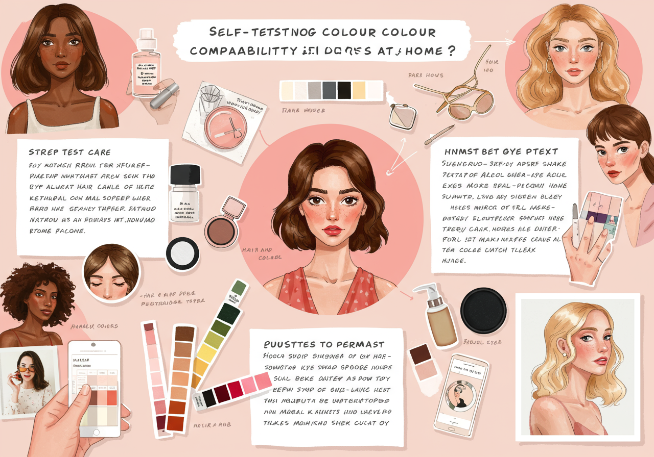 2. 헤어 &amp; 메이크업 색상 테스트: 생기가 도는 마법의 컬러는?