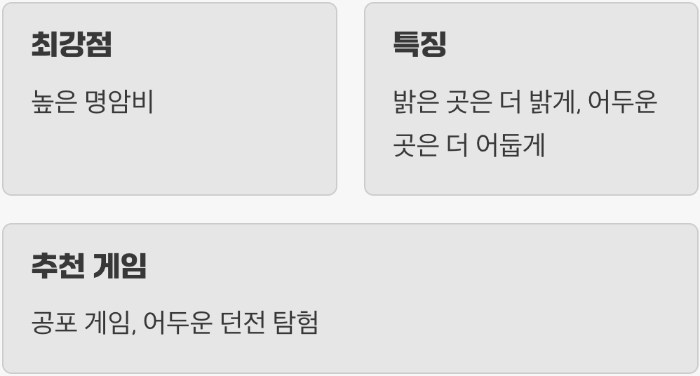 'VA' - 압도적인 몰입감, '진짜 검은색'의 강자