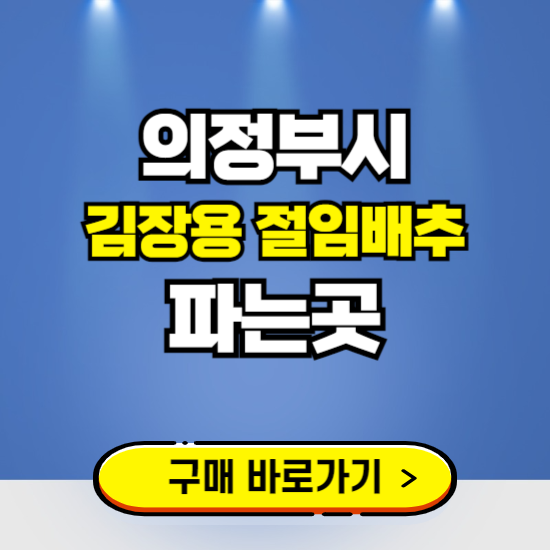 의정부시 절임배추 사전예약 구입하는곳 ❘ 김장배추 파는곳 가격보기