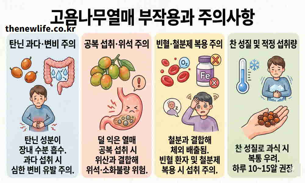 고욤나무열매 효능 부작용