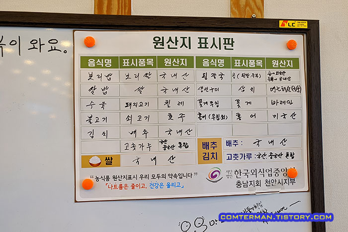 벽오동 원산지 표시판