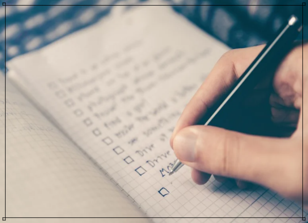 수첩에 할일 목록 설정