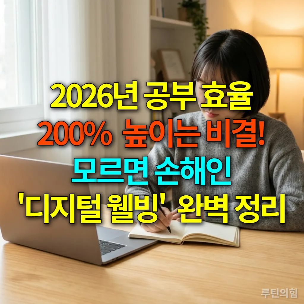 깔끔한 책상에서 디지털 기기 없이 종이 노트에 집중하여 필기하는 한국인 여성