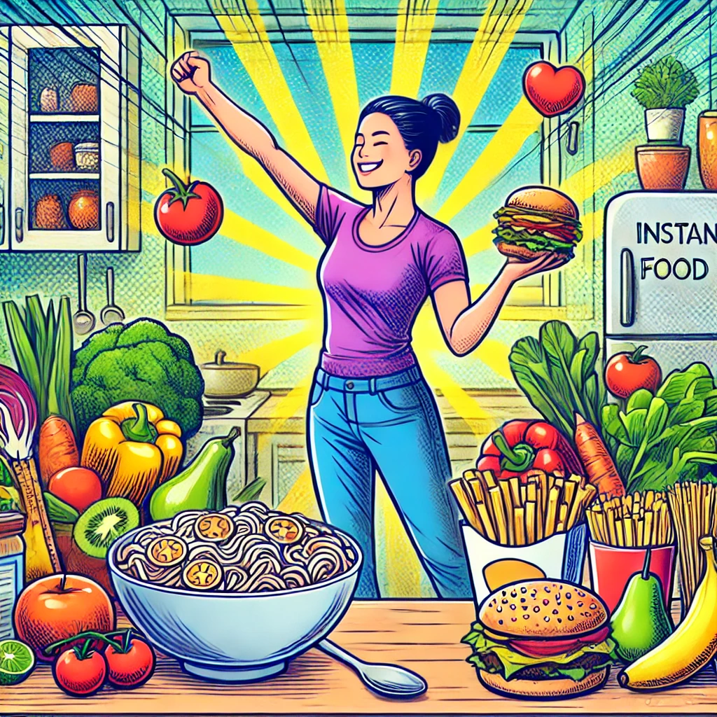 인스턴트 음식 줄이는 현실적인 방법