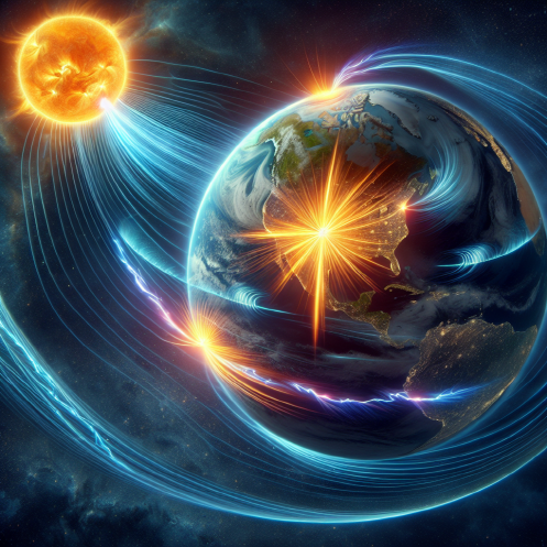 태양풍과 지구 자기장을 중심으로 한 우주 기상 현상