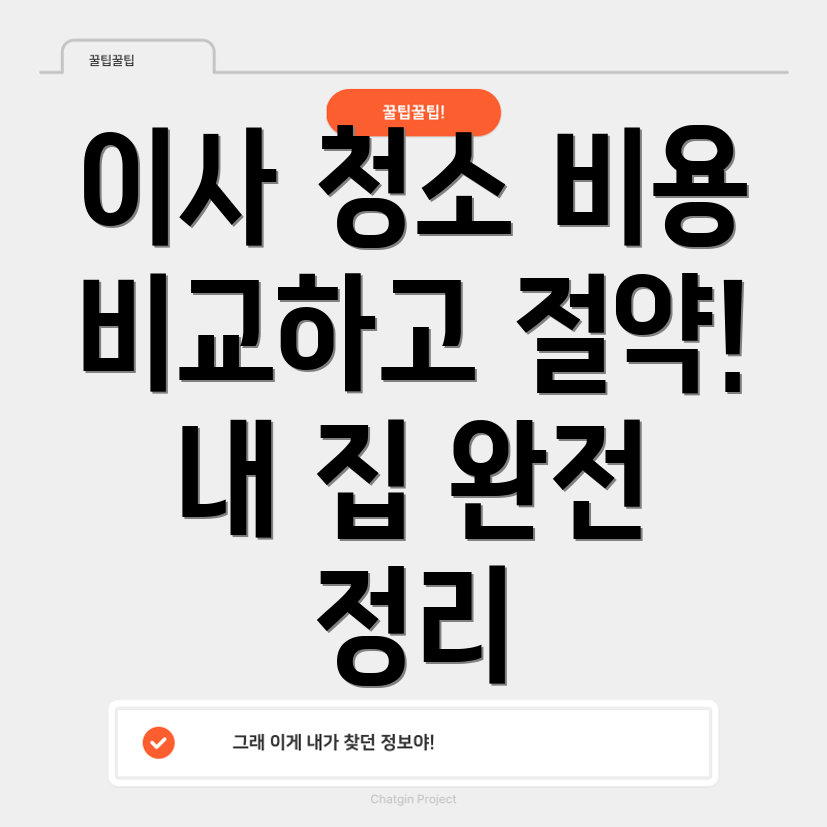 이사 청소