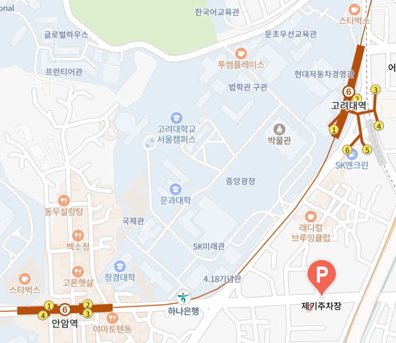 고려대학교 주변 주차장: 제기 주차장
