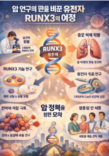RUNX3 유전자의 발견과 연구 역사