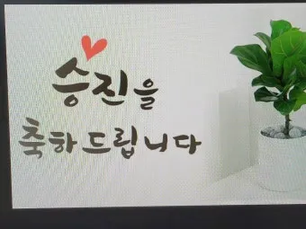 승진 인사말 예시 모음 이모티콘_11