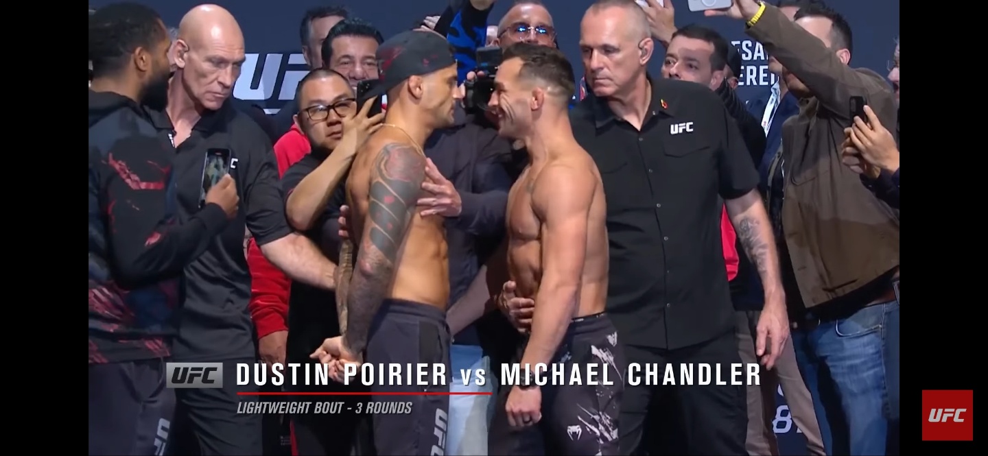 라이트급 : 더스틴 포이리에 vs 마이클 챈들러