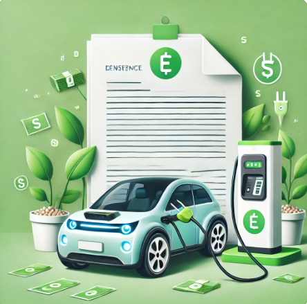 전기차 구매 시 혜택이 연상되는 이미지