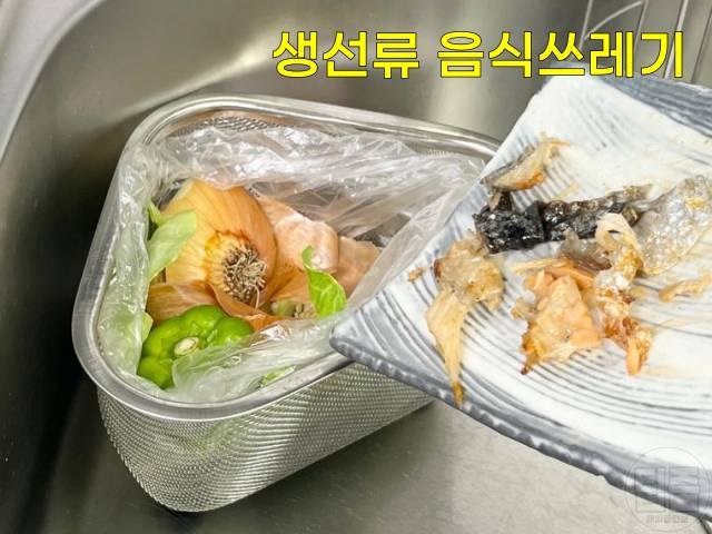 음식쓰레기 냄새 잡는법 음식물처리기 생선