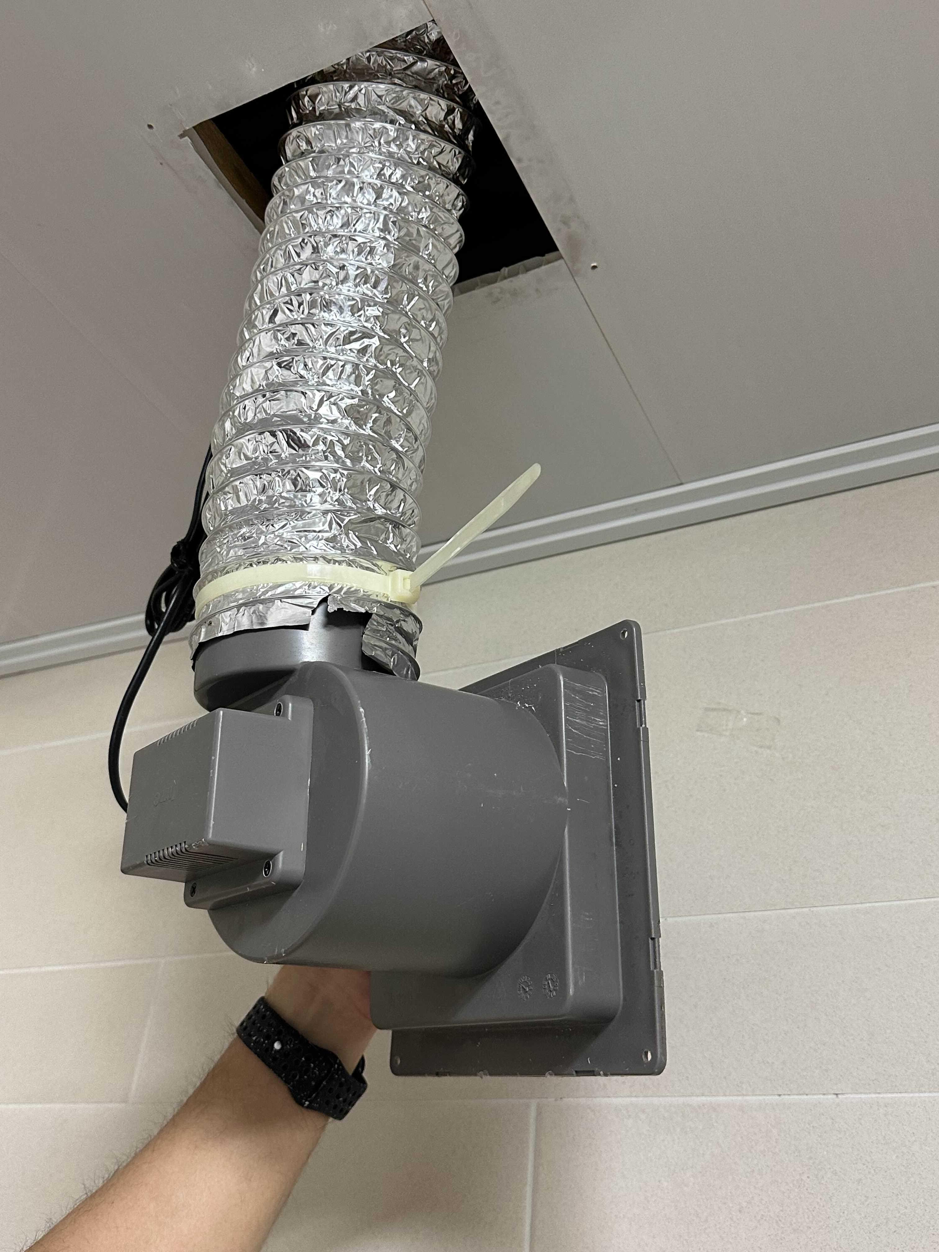 기존 환풍기 해체