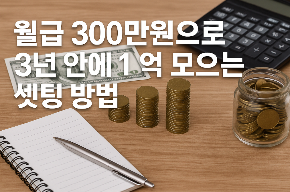 월급 300만원으로 3년 만에 1억 모으는 완벽 공식