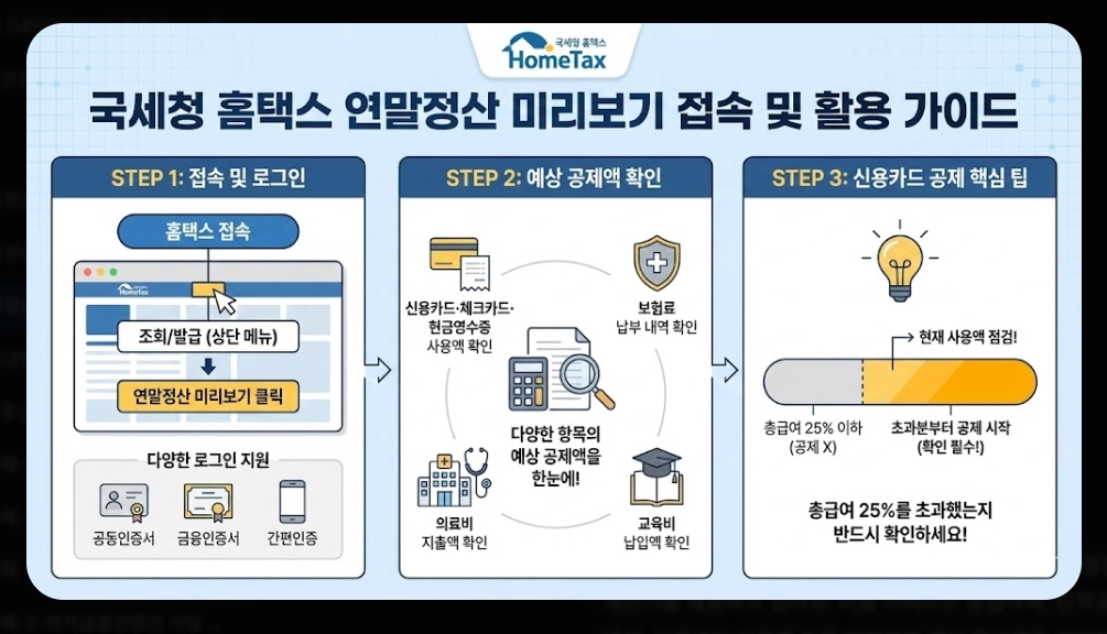2026 연말정산계산기, 최대 170만원 환급 받는 방법