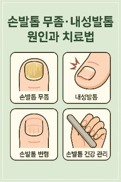 손발톱 무좀·내성발톱 원인과 치료법 설명이미지