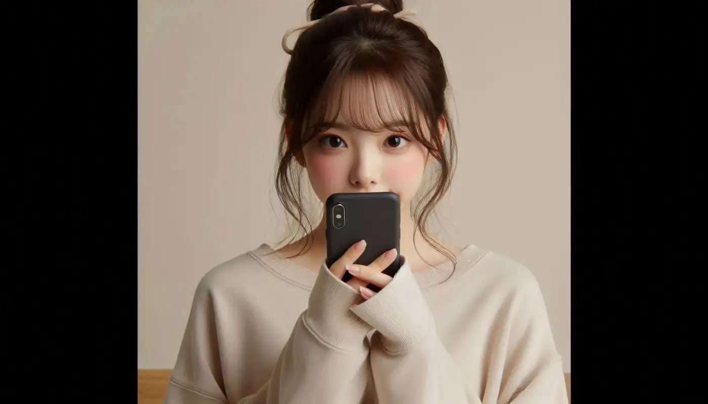 에이닷-전화-해외-로밍-방법을-알아보는-여성의-모습