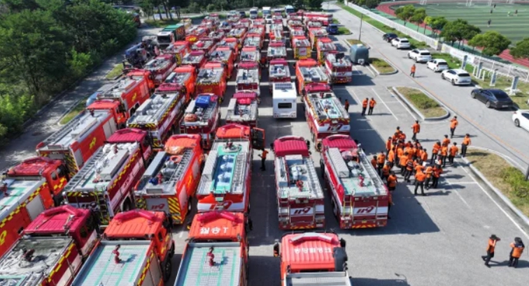 전국 소방차 50대