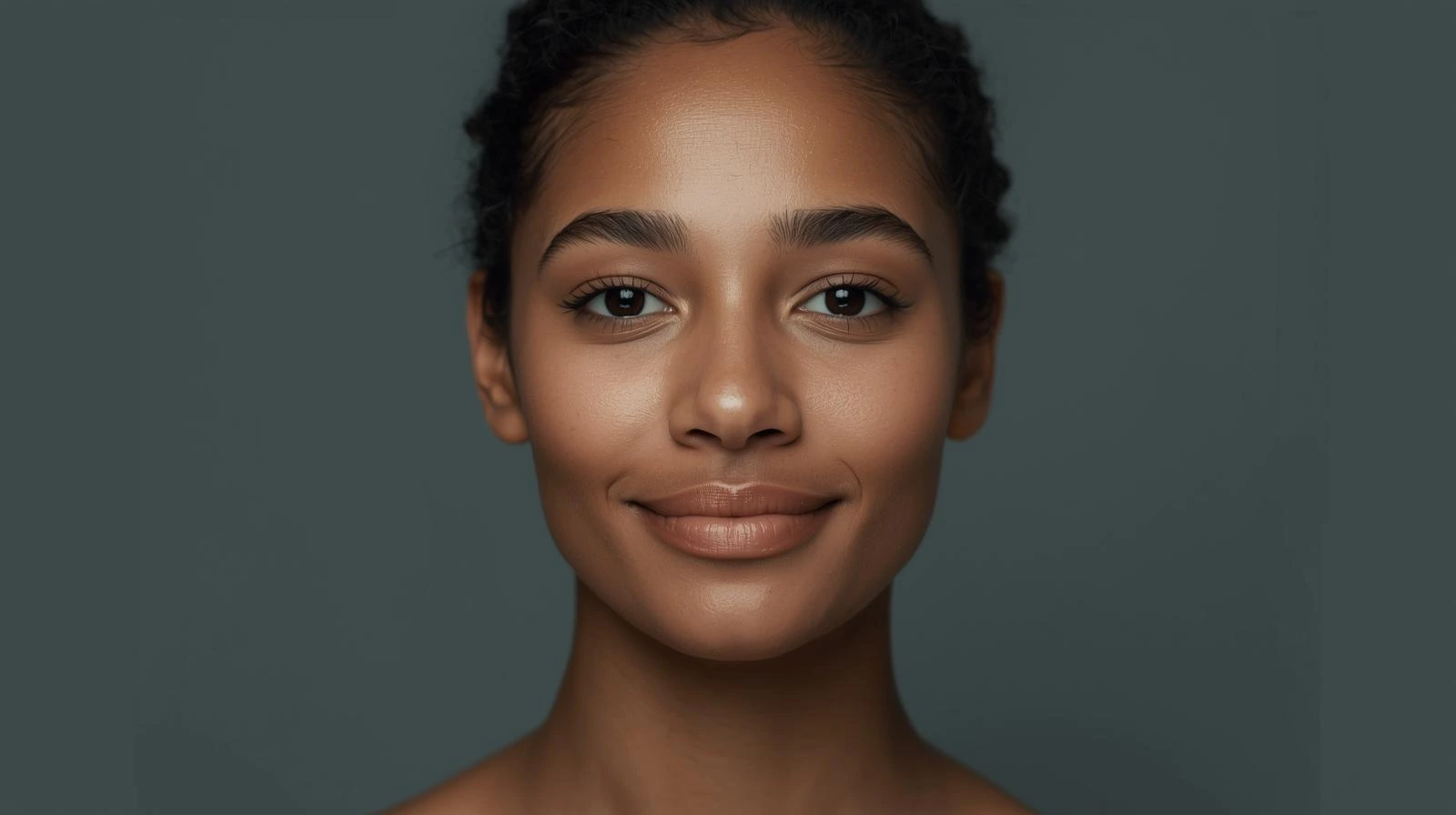 내면의 평화를 찾고 자기 확신을 다지는 평온한 분위기의 인물