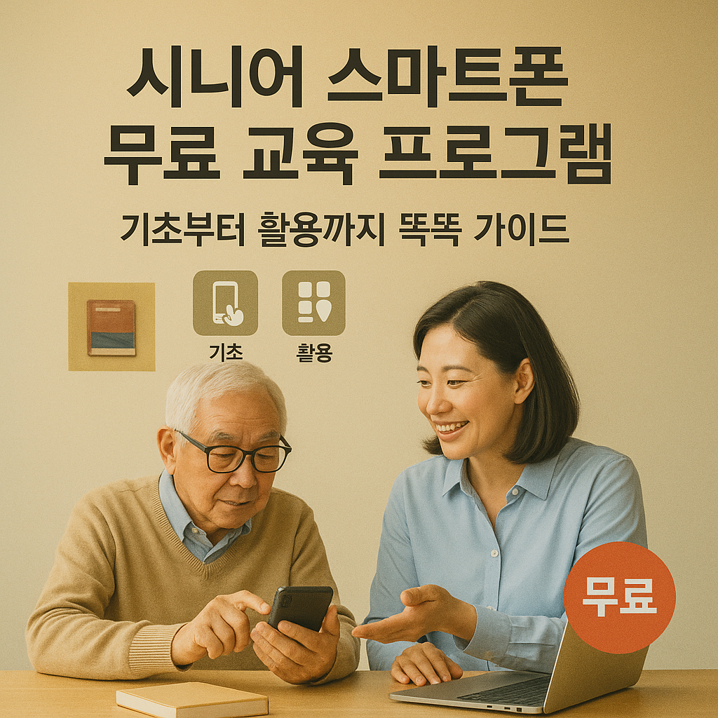 시니어 스마트폰 무료 교육 프로그램