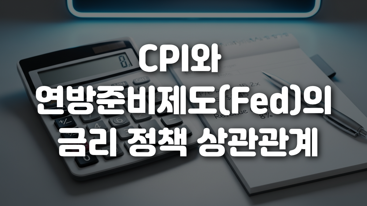 CPI와 연방준비제도 Fed 의 금리 정책 상관관계