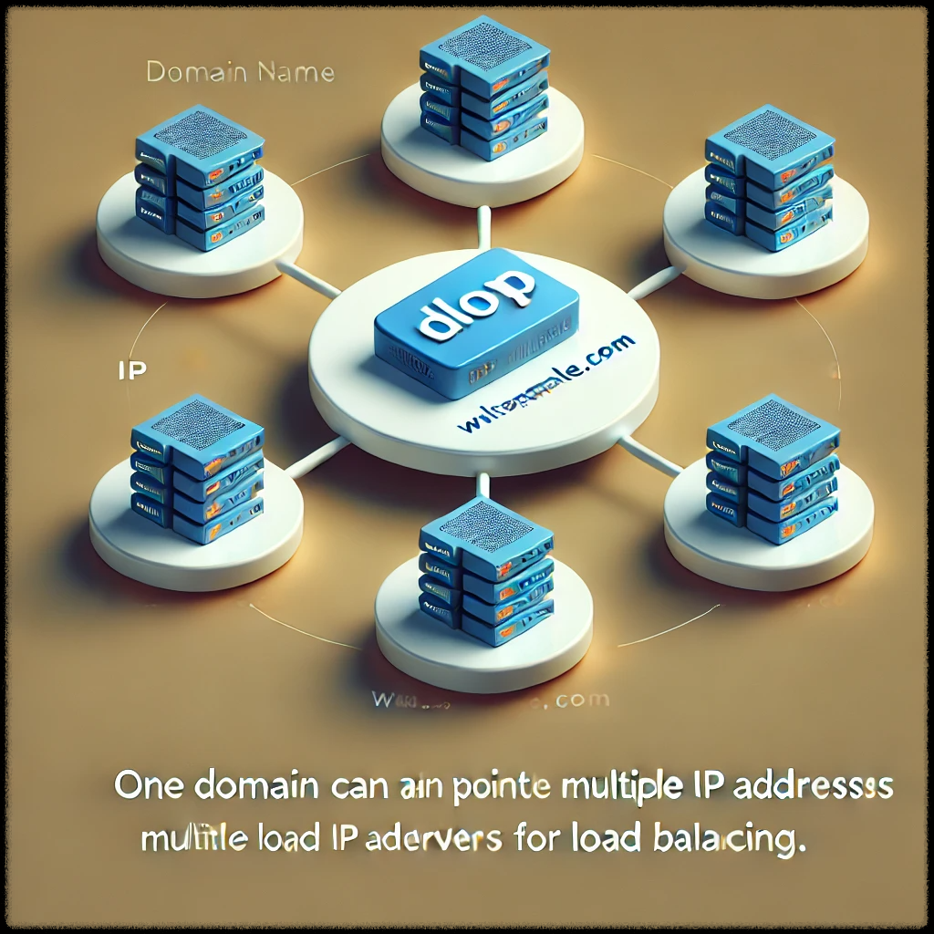 하나의 도메인과 여러 IP
