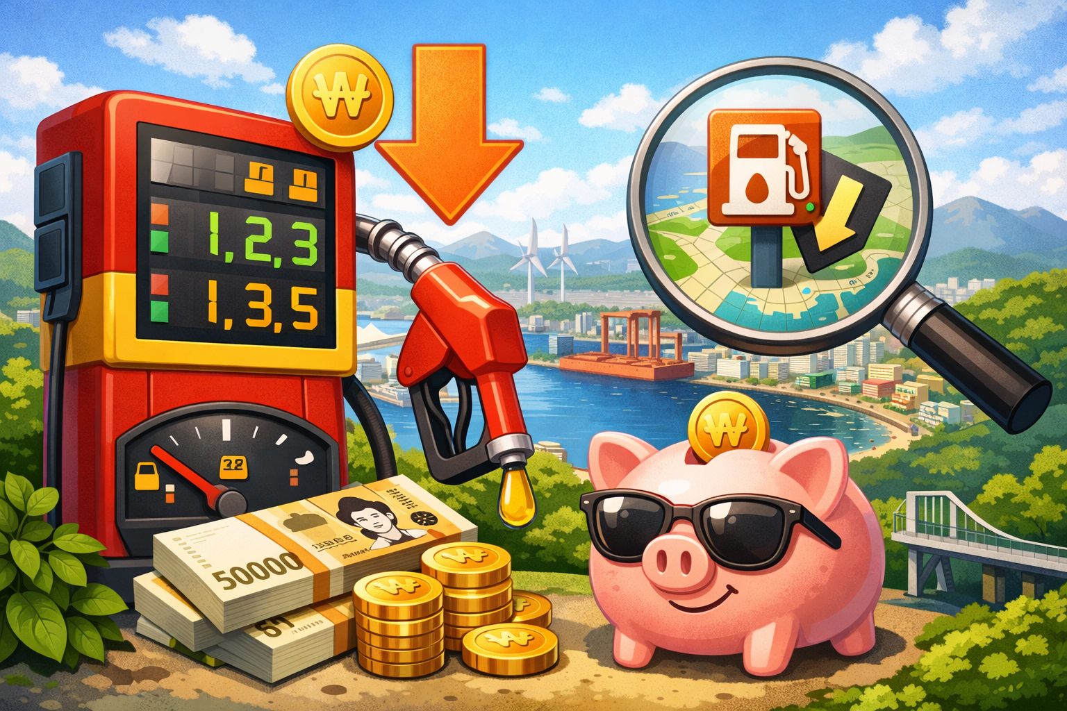 울산 저렴한 주유소 찾는 법 총정리 ❘ 울산 최저가 주유소 위치와 기름값 절약 꿀팁 관련 사진