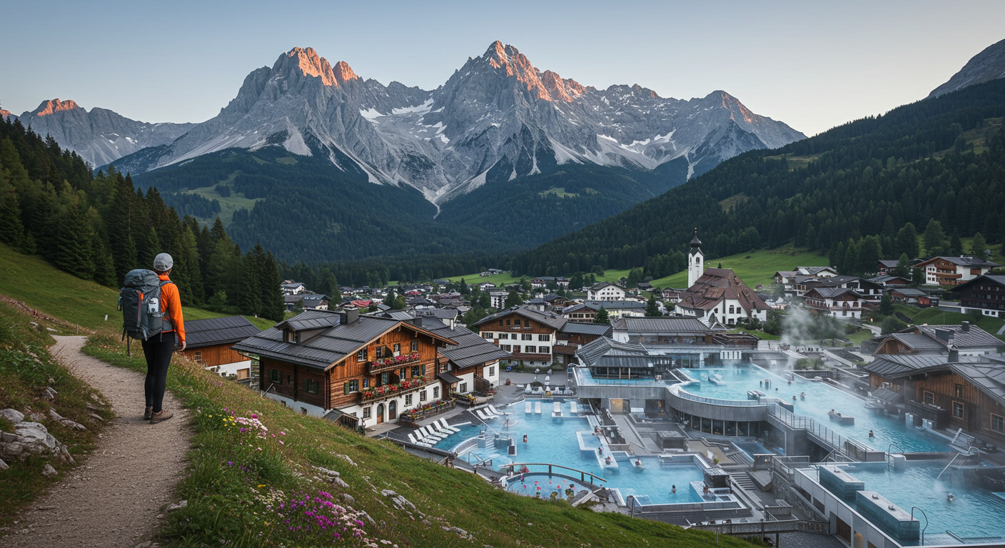 독일 최고봉 추크슈피체와 웅장한 산맥