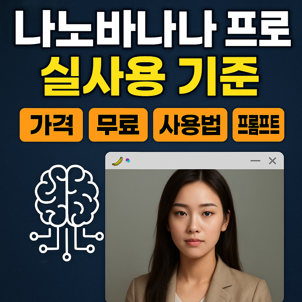 나노바나나 프로 제대로 쓰는 법|가격·무료·구독부터 사용법·프롬프트 모음·프로필사진 예시까지 (디시·제미나이 비교)