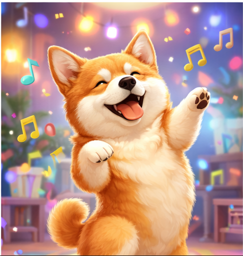 뮤직챌린지 AI 강아지 영상